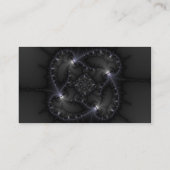 50 grijze schaduwen - fractale kunst visitekaartje (Achterkant)
