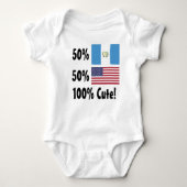 50% Guatemala 50% Amerikaan 100% klap Romper (Voorkant)