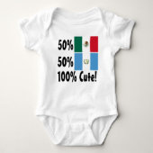 50% Guatemala 50% Mexicaan 100% klap Romper (Voorkant)