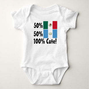 50% Guatemala 50% Mexicaan 100% klap Romper