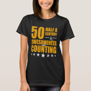 50 halve eeuw ouder dan 50 jaar oud t-shirt