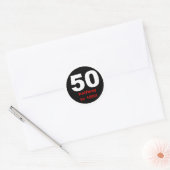 50 Halverwege tot 100 Ronde Sticker (Envelop)