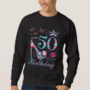 50 Het is mijn verjaardag 50 jaar oud Het is mijn Trui
