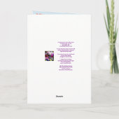 50 het Jubileum van de gouden bruiloft met een Kaart (Achterkant)