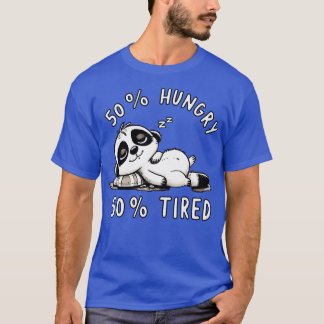 50 hongerig 50 vermoeid Meerkat T-shirt