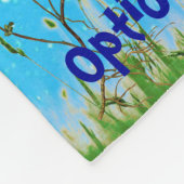 50-inch X60-inch monoloog Fleece Deken (Hoek)