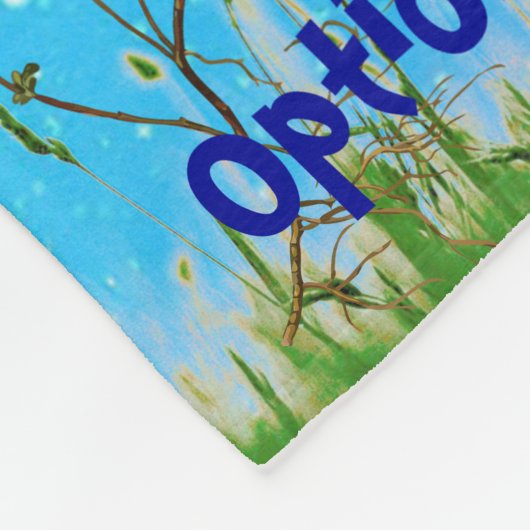 50-inch X60-inch monoloog Fleece Deken (Hoek)