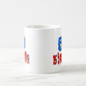 50 is 5 perfecte 10s (BLUE) Koffiemok (Center)