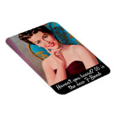 50 is de F-Bomb Funny Retro Birthday Magneet (Rechterzijde)