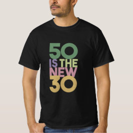 50 is de nieuwe 30 - 50e verjaardag van de essenti t-shirt