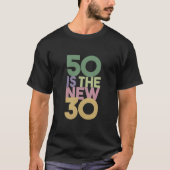 50 is de nieuwe 30 - 50e verjaardag van de essenti t-shirt (Voorkant)