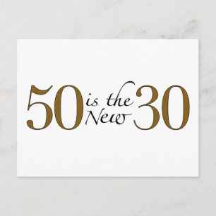 50 is de nieuwe 30 briefkaart