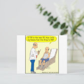 50 is de nieuwe 30 Cartoon Briefkaart (Staand voorkant)