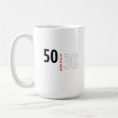 50 is de nieuwe 30 koffiemok (Links)