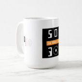50 is de nieuwe 30 koffiemok (Voorkant links)
