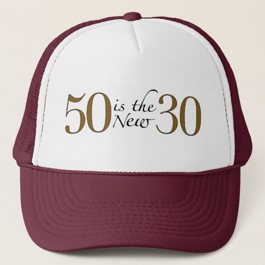 50 is de nieuwe 30 trucker pet (Voorkant)