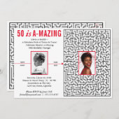 50 is een verbluffend, modern design, aangepaste f kaart (Voorkant / Achterkant)