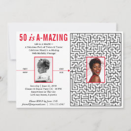 50 is een verbluffend, modern design, aangepaste f kaart