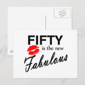 50 is het nieuwe fabeltje briefkaart (Voorkant / Achterkant)