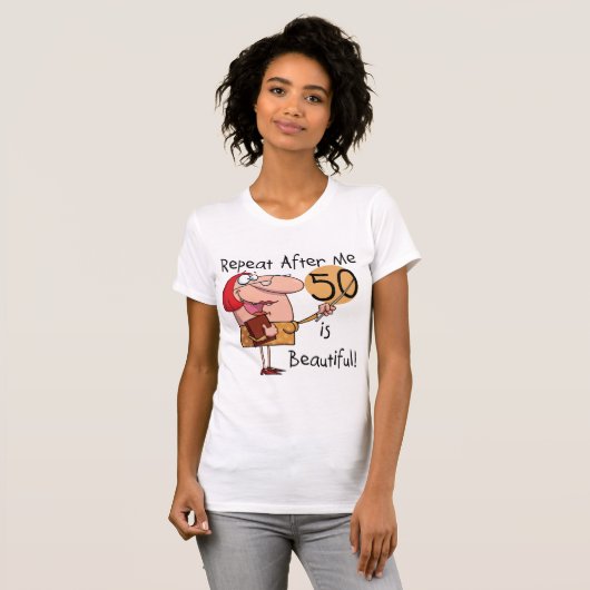 50 is mooie Tshirts en cadeautjes (Voorkant volledig)
