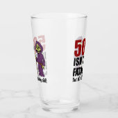 50 is niet fataal, maar nog steeds oud, grimpapier glas (Links)