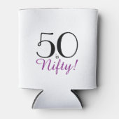 50 is Nifty! 50e verjaardagscadeau Koelbox Blikjeskoeler (Voorkant)
