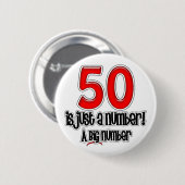50 is slechts een aantalButton Ronde Button 5,7 Cm (Voorkant /achterkant)