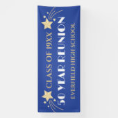 50 jaar! 10 voet grote klasse reünie banner (Verticaal)