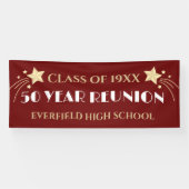 50 jaar! 10 voet grote klasse reünie banner (Horizontaal)
