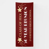 50 jaar! 10 voet grote klasse reünie banner (Verticaal)