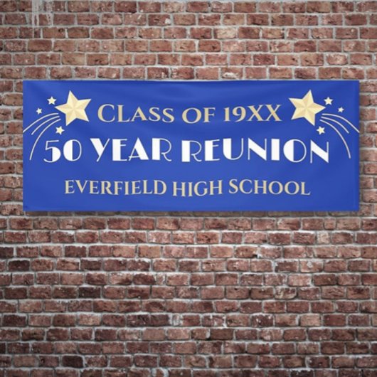 50 jaar! 10 voet grote klasse reünie banner
