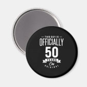 50 jaar - 50e verjaardag Funny Gift Magneet (Voorkant / Achterkant)