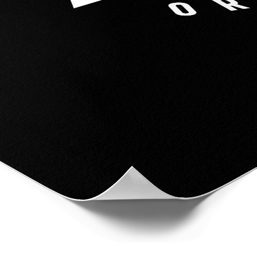 50 jaar - 50e verjaardag Funny Gift Poster (Hoek)