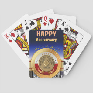50 Jaar AA Jubileummunt Je bent een winnaar Onders Pokerkaarten