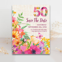 50 Jaar Bloemen Bloemrijke Linnen 50ste Verjaardag