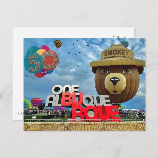 50 jaar briefkaart (Voorkant / Achterkant)