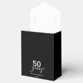 50 jaar bruiloft Jubileum Bedankdoosjes (Geopend)