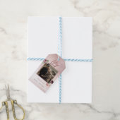 50 jaar bruiloft Jubileum Roos Gold Glitter Inv Cadeaulabel (Met Touw)