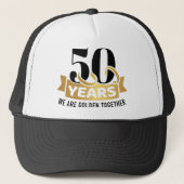 50 jaar bruiloft we samen trucker pet (Voorkant)