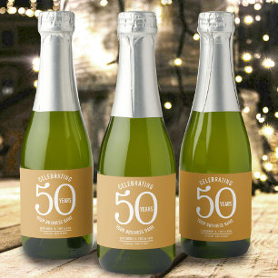 50 jaar cadeau voor cadeautje voor feestelijke fee sparkling wijnetiket