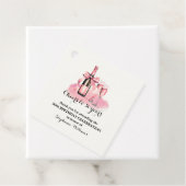 50 jaar champagne 50ste verjaardag bedankjes labels (In situ)