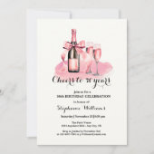 50 jaar champagne 50ste verjaardag kaart (Voorkant)