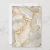 50 jaar champagne en zwarte verjaardag kaart (Achterkant)