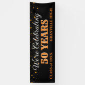 50 jaar! CUSTOM 8 FT Klasse Reunion banner (Verticaal)