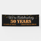 50 jaar! CUSTOM 8 FT Klasse Reunion banner (Horizontaal)