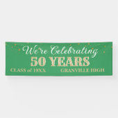 50 jaar! CUSTOM 8 FT Klasse Reunion banner (Horizontaal)