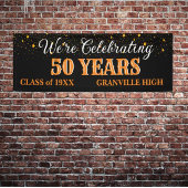50 jaar! CUSTOM 8 FT Klasse Reunion banner