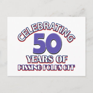 50 jaar de hel oprichten briefkaart