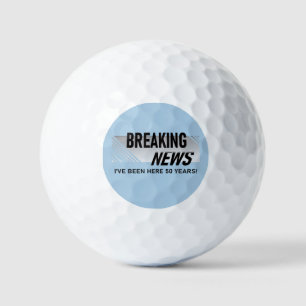 50 Jaar Dienstjubileum Nieuws Werknemer Golfballen