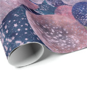 50 jaar en de Paarse Fabulous-Balloons, zaterdag Cadeaupapier (Rol Hoek)